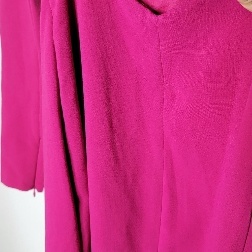Zara Fuchsia Long Sleeve Dress - Picture 14 of 15
